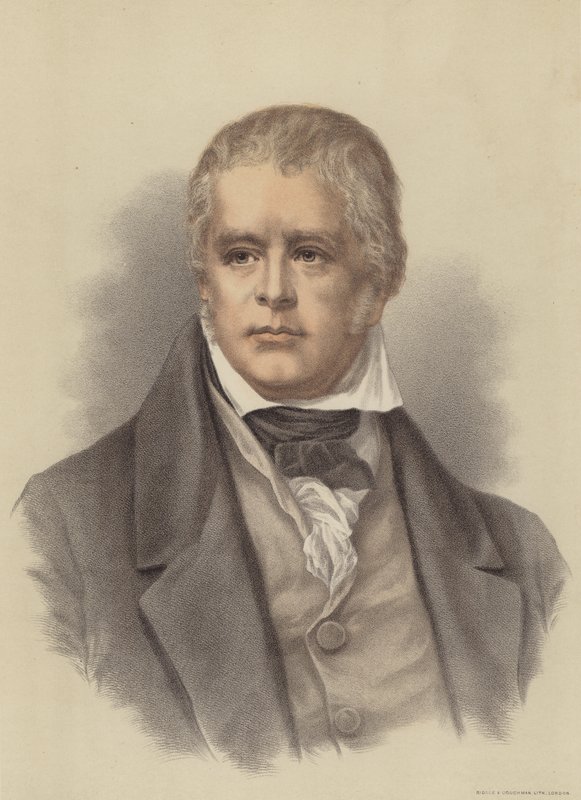 Sir Walter Scott, skotsk romanförfattare och poet av English School