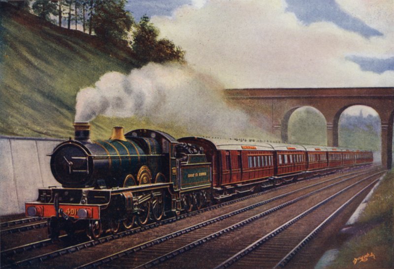 Cornish Riviera Express, London till Plymouth (225 34 miles) utan mellanliggande stopp, Great Western Railway av English School