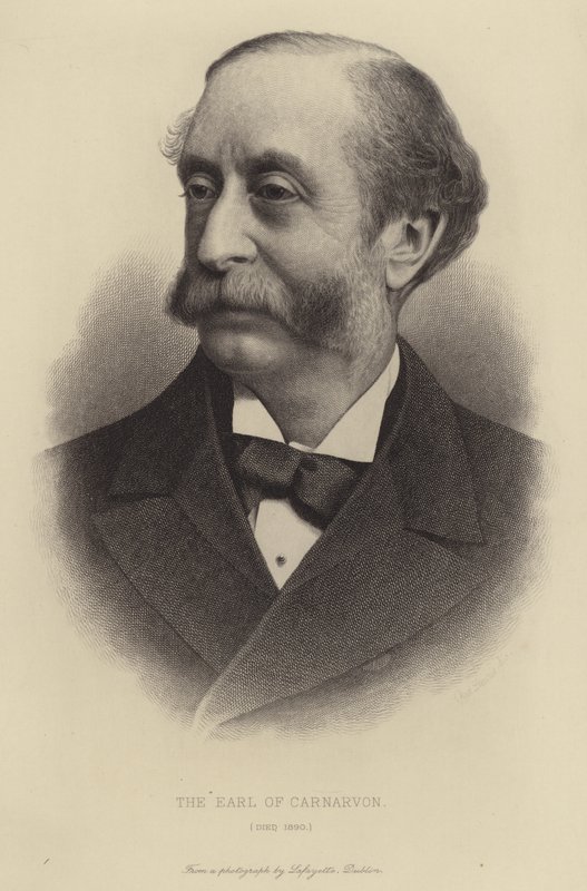 Jarlen av Carnarvon, död 1890 av English School