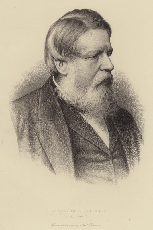 Jarlen av Iddesleigh, död 1887 av English School