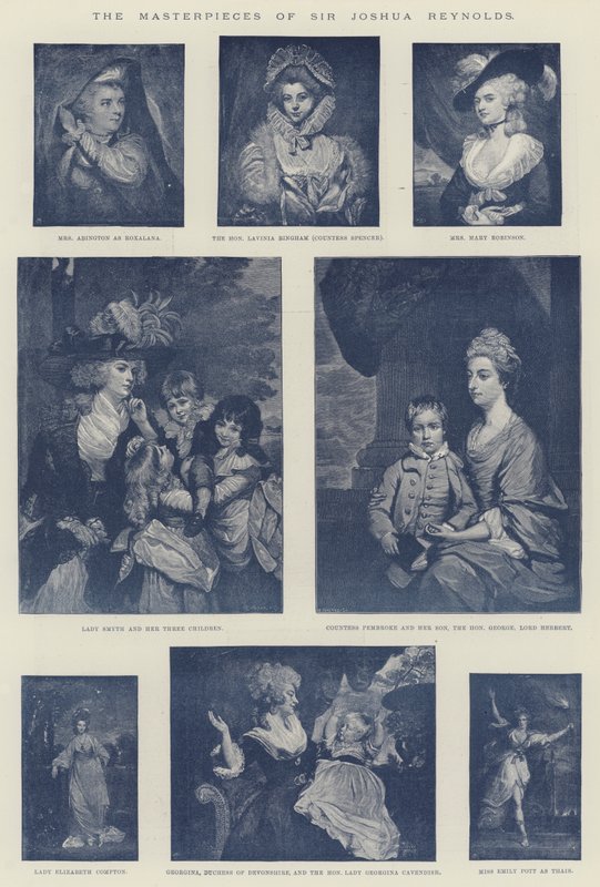 Sir Joshua Reynolds mästerverk av English School