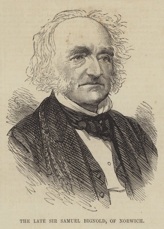 Den framlidne Sir Samuel Bignold från Norwich av English School