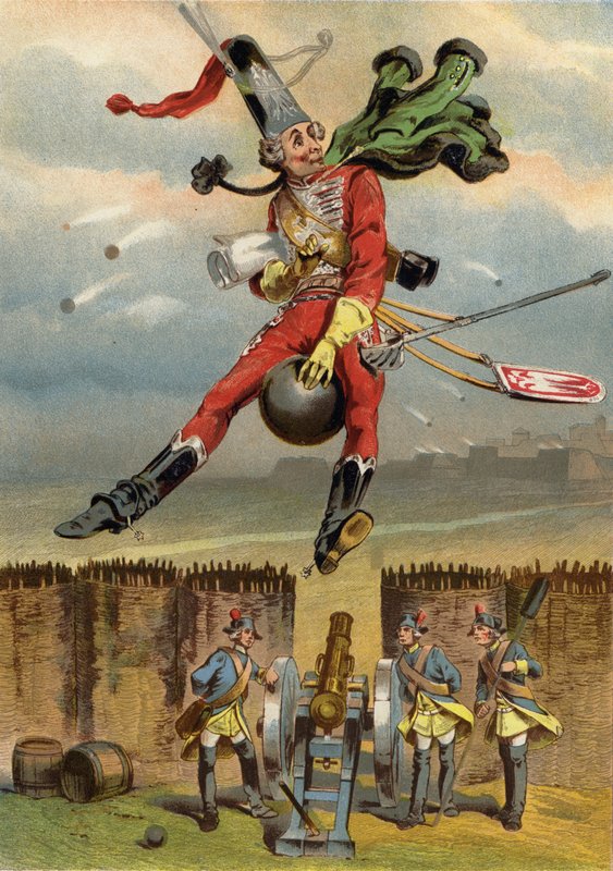 Illustration för Baron Munchausens äventyr av European School