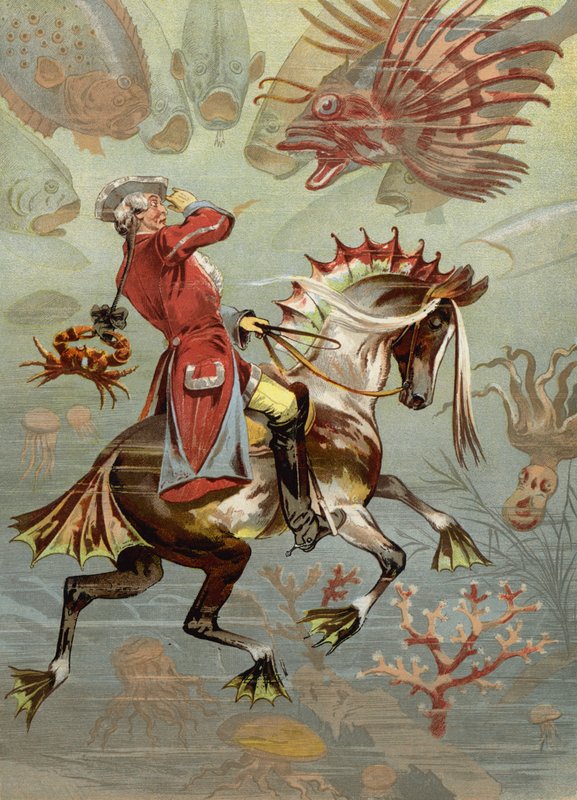 Illustration för Baron Munchausens äventyr av European School