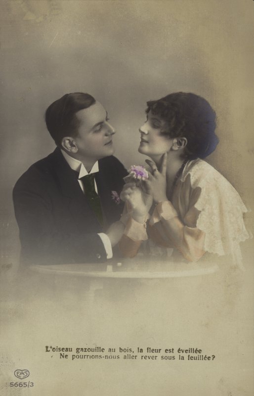 Flirtande par av French Photographer
