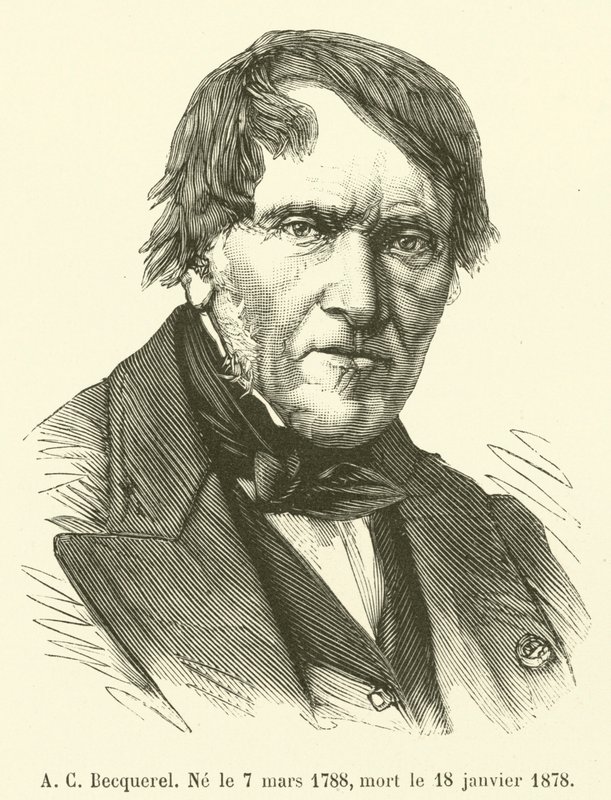 A C Becquerel, född 7 mars 1788, död 18 januari 1878 av French School