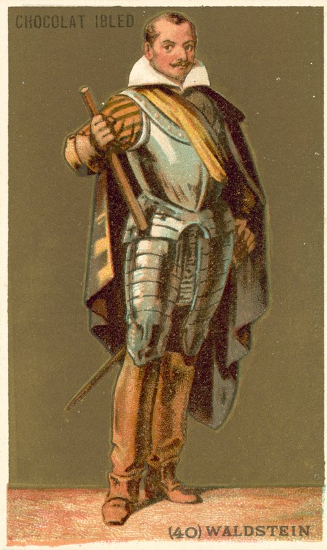 Albrecht von Wallenstein, böhmisk general i det heliga riket av French School