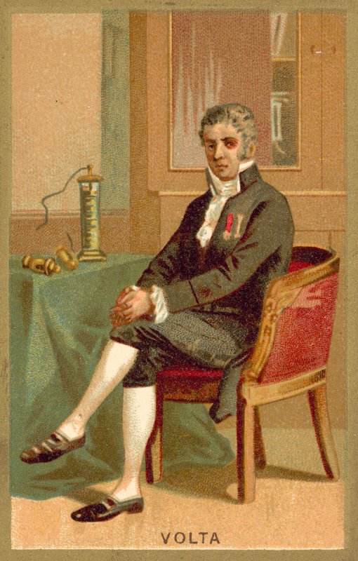 Alessandro Volta, italiensk fysiker av French School