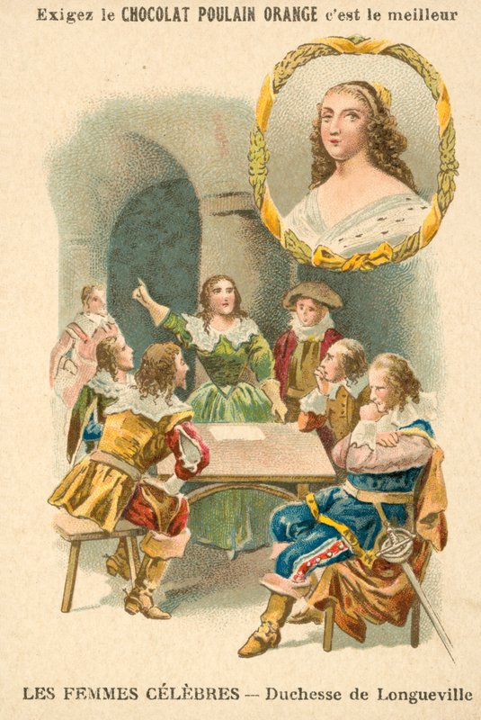 Anne Genevieve de Bourbon, hertiginna av Longueville, fransk prinsessa som var inflytelserik i inbördeskrigen i Fronde (1648-1653) av French School