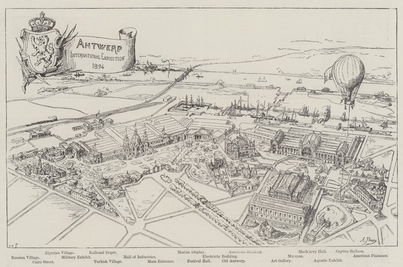 Antwerpens internationella utställning, 1894 av French School