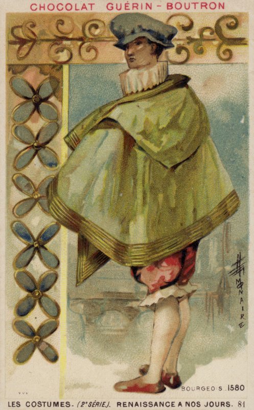 Borgerlig dräkt, 1580 av French School