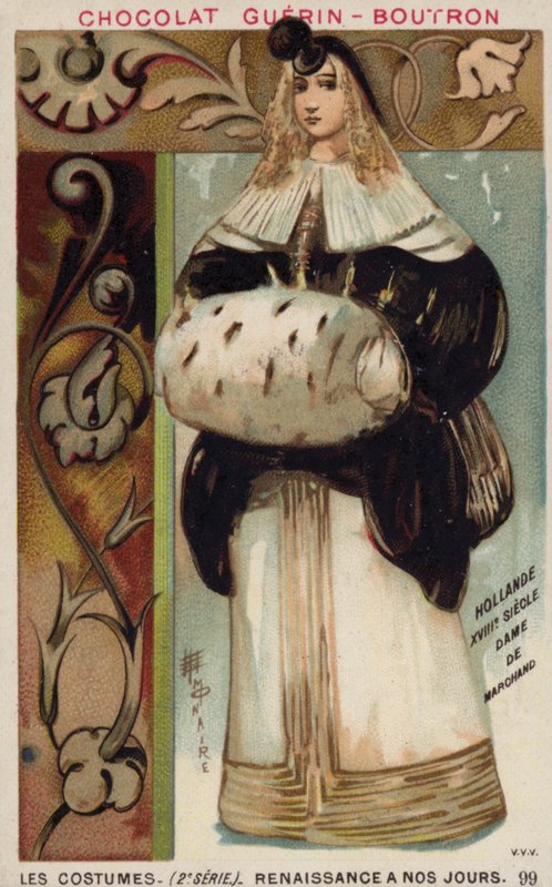 Holländsk köpman, 1700-tal av French School