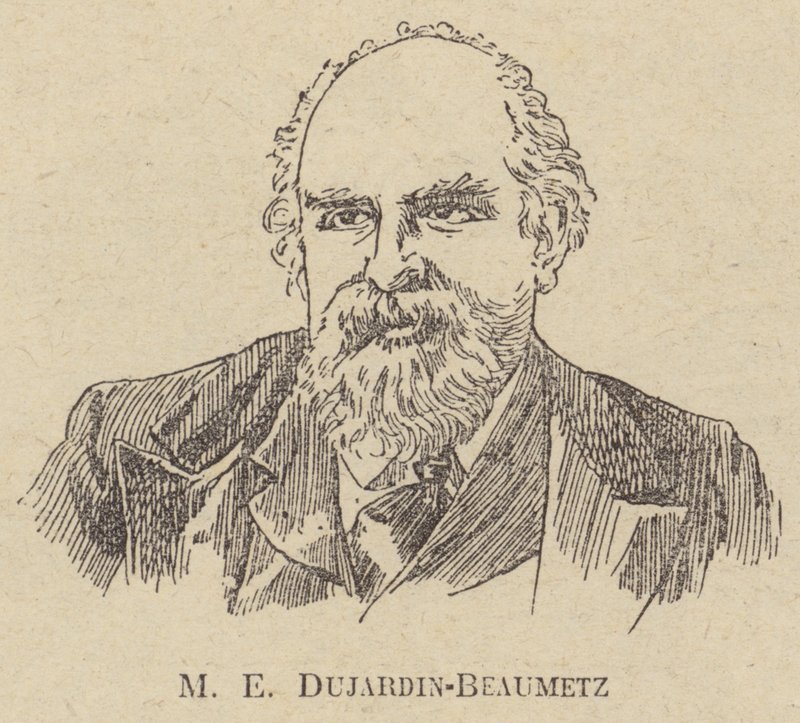 Etienne Dujardin-Beaumetz, fransk konstnär och politiker av French School