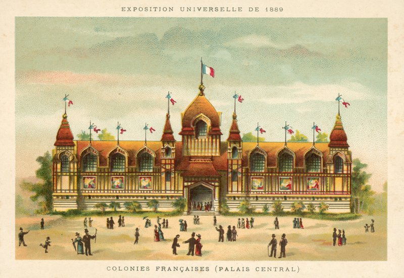 Franska kolonier (Centralpalatset), världsutställning 1889, Paris av French School