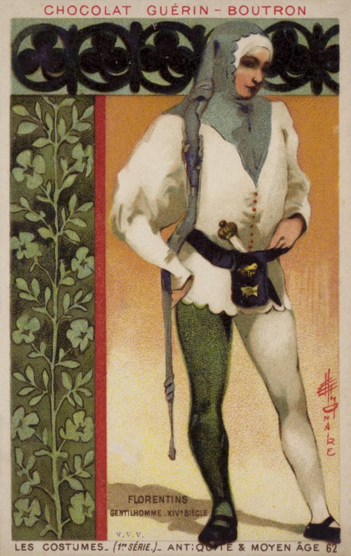 Gentleman från Florens, 1300-talet av French School