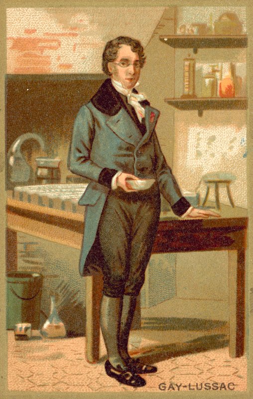Joseph Louis Gay-Lussac, fransk kemist och fysiker av French School