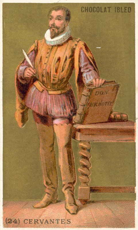 Miguel de Cervantes, spansk romanförfattare, poet och dramatiker av French School