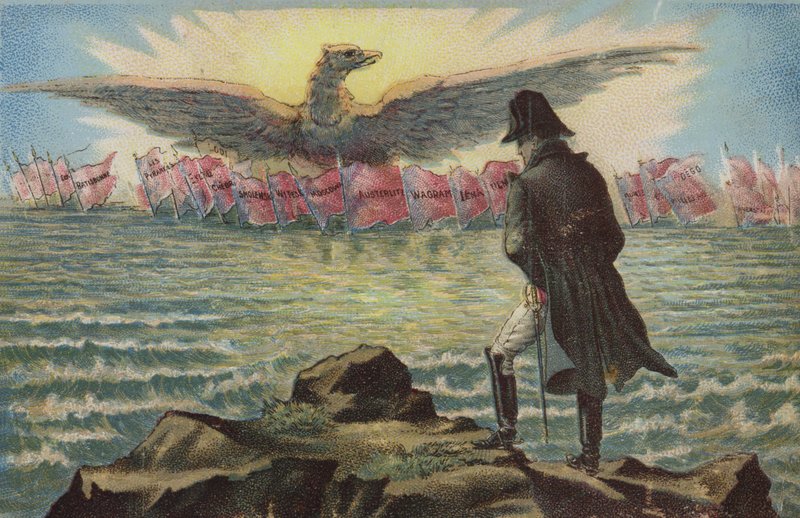 Napoleon minns sina segrar av French School