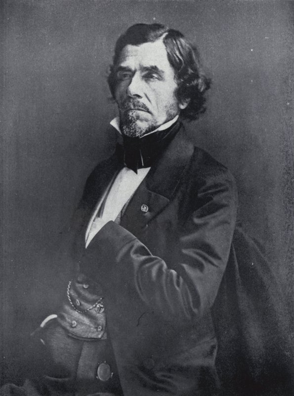 Målaren Eugene Delacroix av 1820 1910 after Nadar