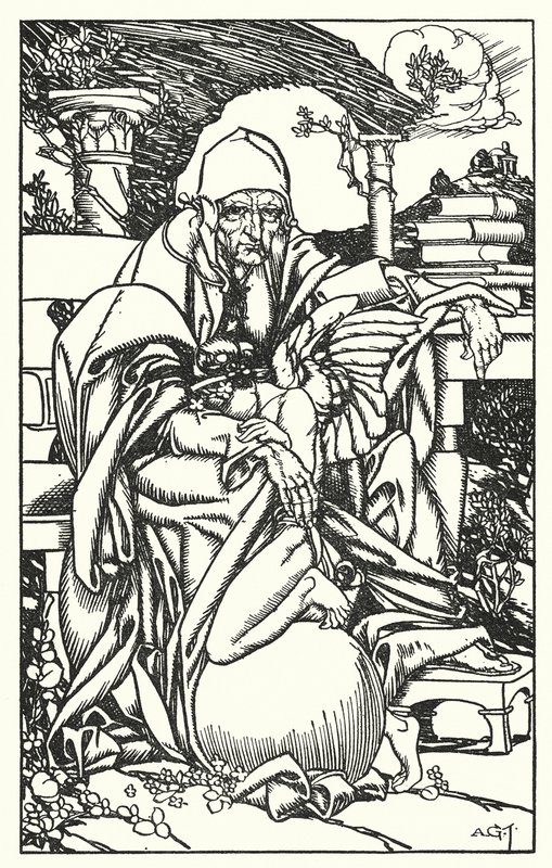Illustration till Tennysons In Memoriam (gravyr) av A. Garth Jones