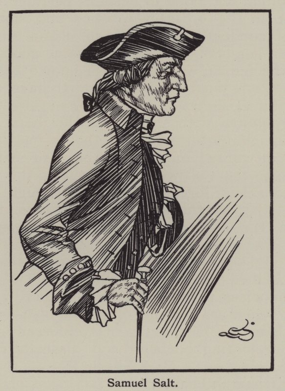 Illustration till The Essays of Elia av Charles Lamb (litho) av A. Garth Jones