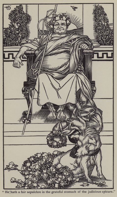 Illustration till The Essays of Elia av Charles Lamb (litho) av A. Garth Jones