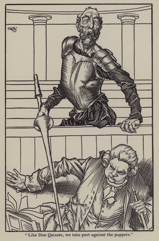 Illustration till The Essays of Elia av Charles Lamb (litho) av A. Garth Jones