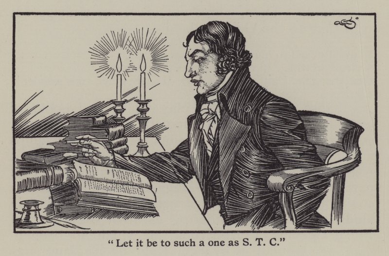 Illustration till The Essays of Elia av Charles Lamb (litho) av A. Garth Jones