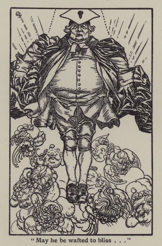 Illustration till The Essays of Elia av Charles Lamb (litho) av A. Garth Jones
