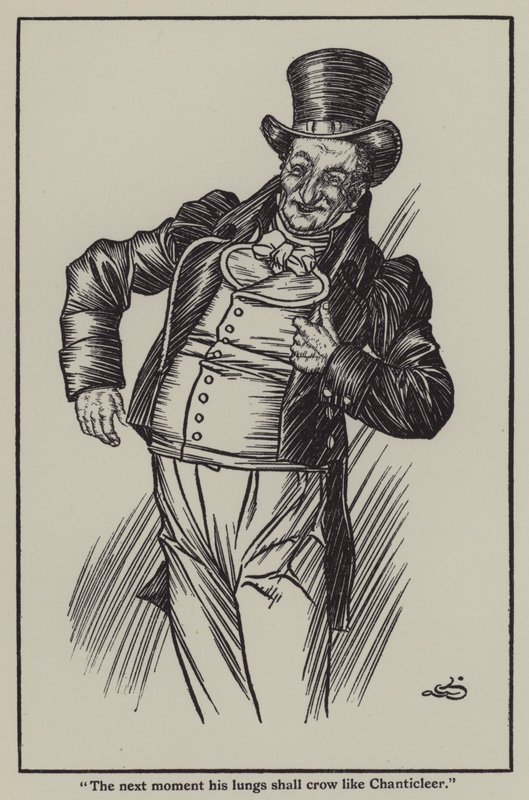 Illustration till The Essays of Elia av Charles Lamb (litho) av A. Garth Jones