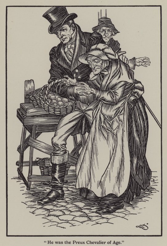 Illustration till The Essays of Elia av Charles Lamb (litho) av A. Garth Jones