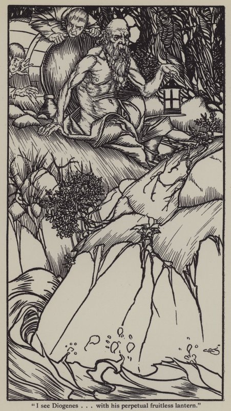 Illustration till The Essays of Elia av Charles Lamb (litho) av A. Garth Jones
