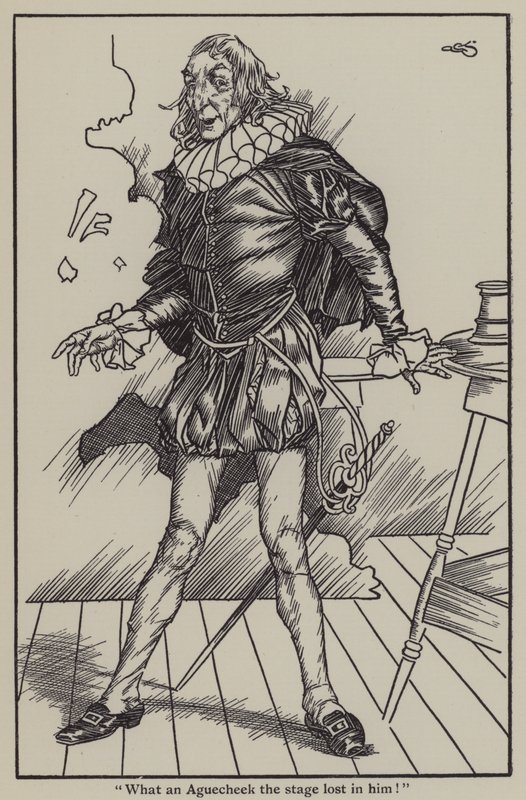 Illustration till The Essays of Elia av Charles Lamb (litho) av A. Garth Jones