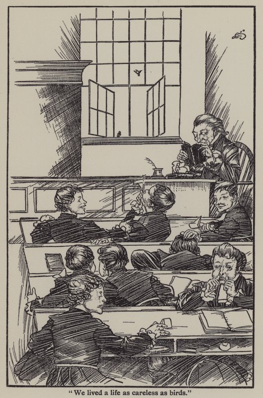 Illustration till The Essays of Elia av Charles Lamb (litho) av A. Garth Jones