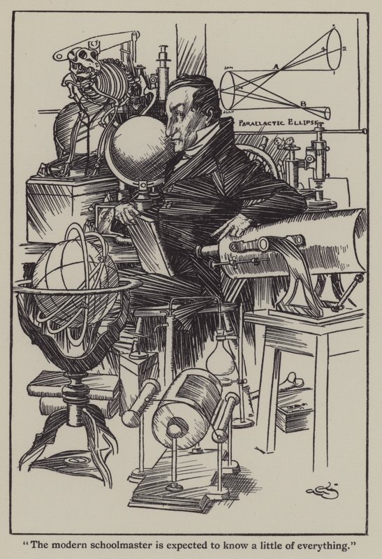 Illustration till The Essays of Elia av Charles Lamb (litho) av A. Garth Jones