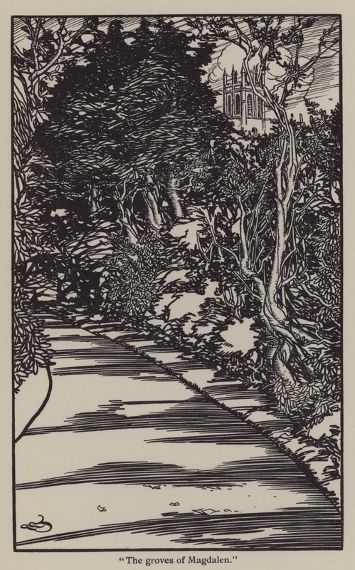 Illustration till The Essays of Elia av Charles Lamb (litho) av A. Garth Jones