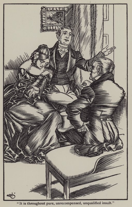 Illustration till The Essays of Elia av Charles Lamb (litho) av A. Garth Jones