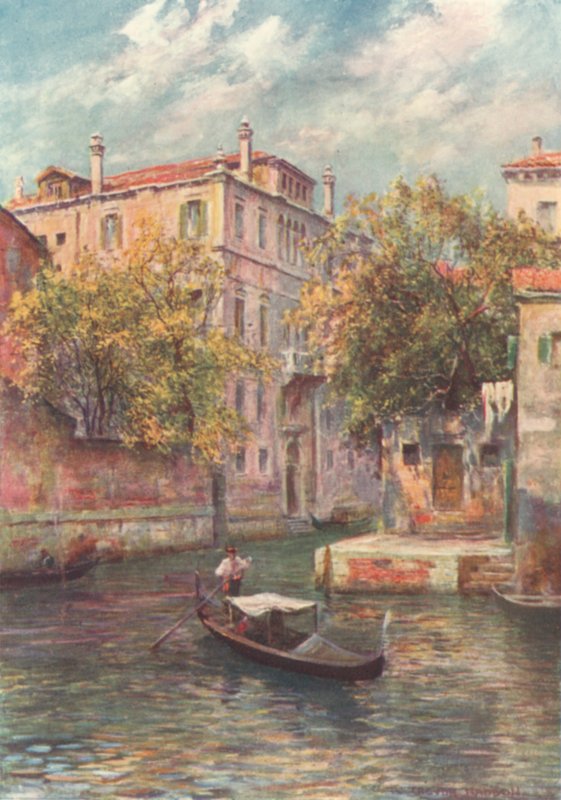 Palazzo Dona från Rio S Polo av A. Trevor Haddon