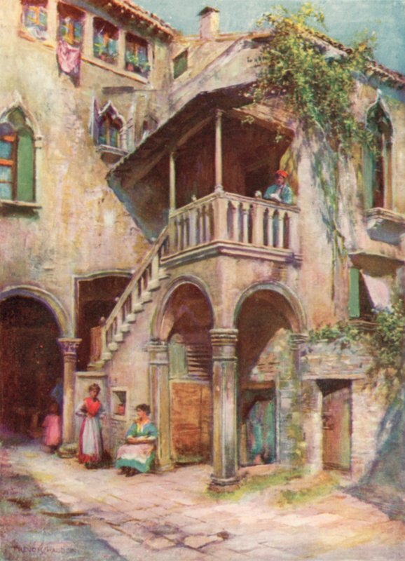 Trappa Palazzo Loredan av A. Trevor Haddon