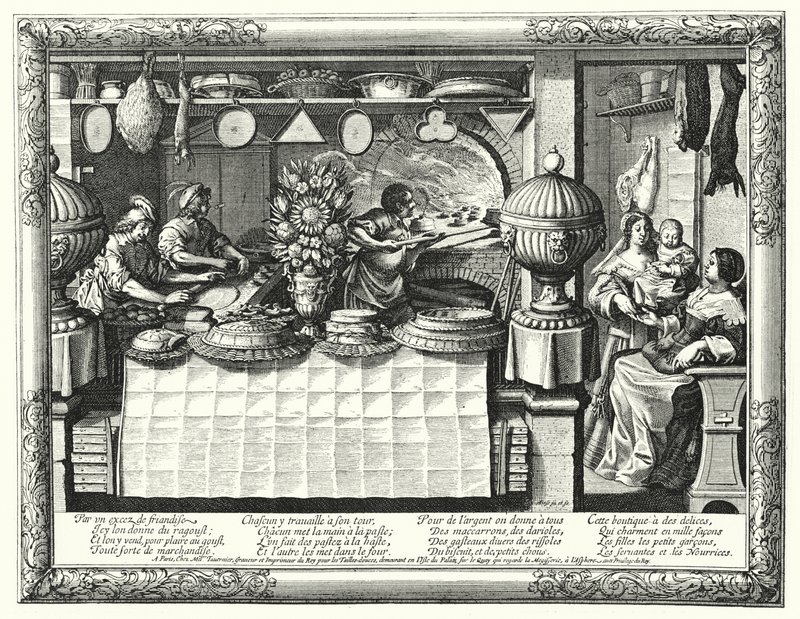 Konditorn (gravyr) av Abraham (after) Bosse