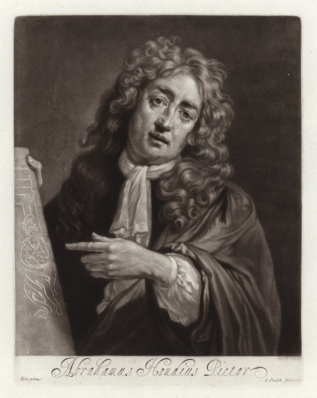 Porträtt av Abraham Hondius av Abraham Danielsz. Hondius