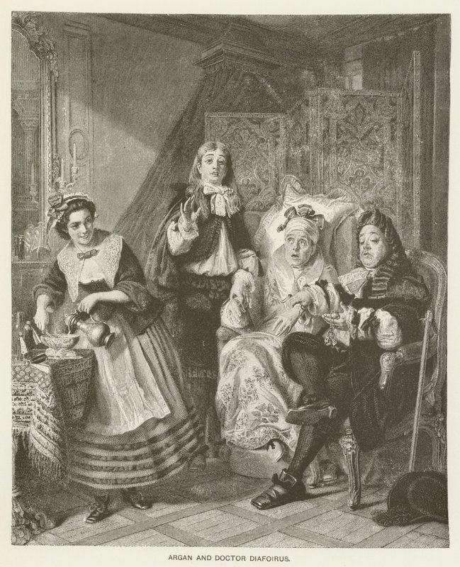 Argan och doktor Diafoirus av Abraham Solomon