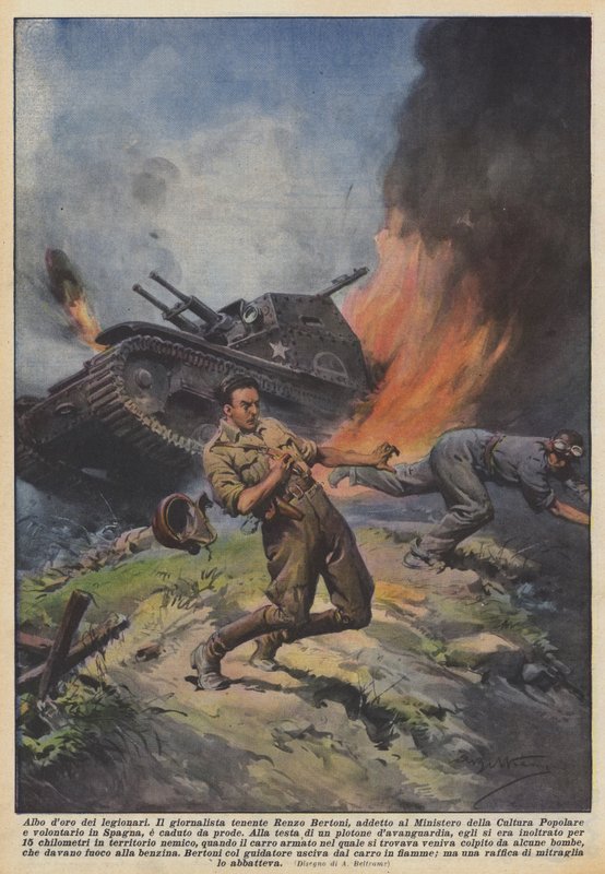 Legionärernas hedersrulle av Achille Beltrame