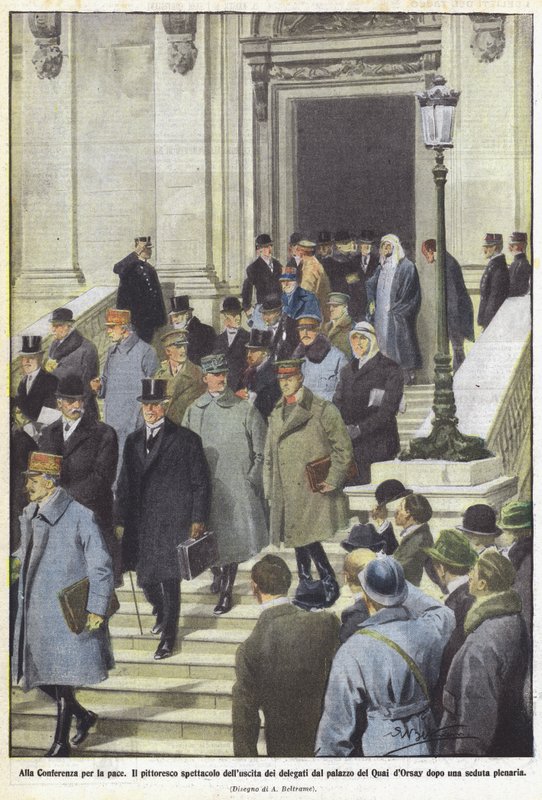 På fredskonferensen av Achille Beltrame