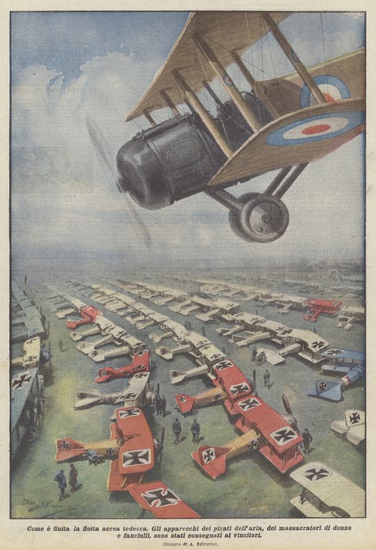 Hur den tyska flygflottan hamnade av Achille Beltrame