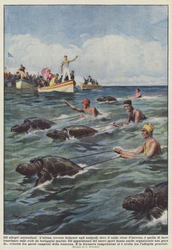 De glada australierna av Achille Beltrame