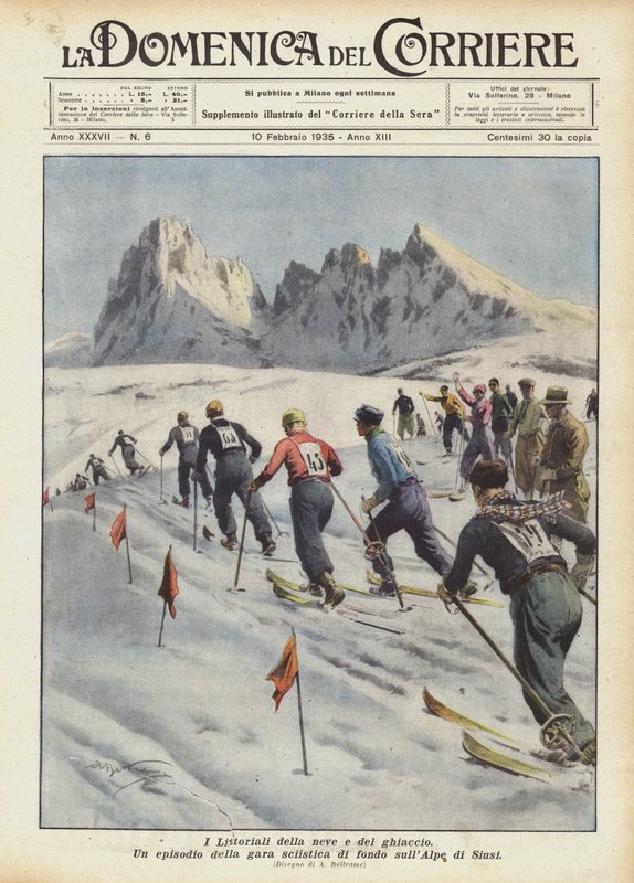 Littoriali av snö och is av Achille Beltrame