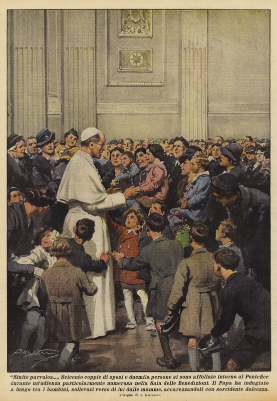 Lämna de små av Achille Beltrame