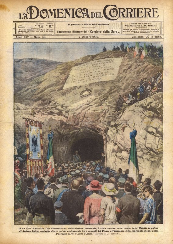 Till en hjälte från Abruzzo av Achille Beltrame