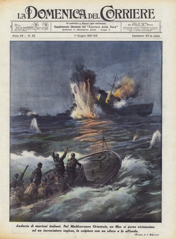 Italienska sjömäns fräckhet av Achille Beltrame